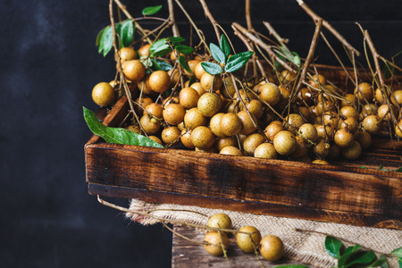 Fresh Longan Fruits from Viet Namの写真素材