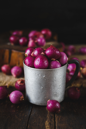 Fresh Shallotsの写真素材