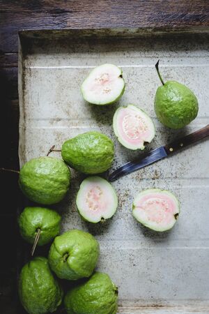 Fresh Guavas Slicesの写真素材