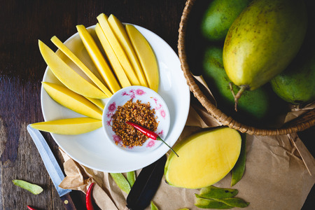 Mango Slicesの写真素材