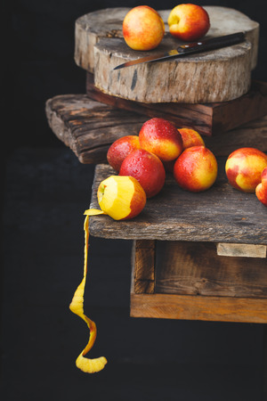 Fresh Peachesの写真素材