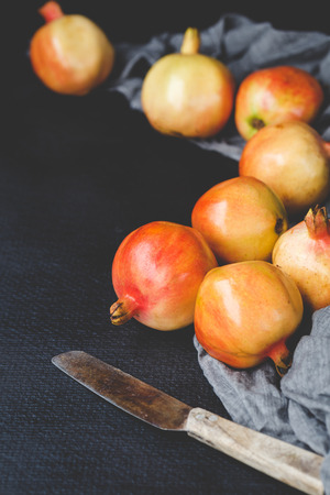 Fresh Pomegranatesの写真素材