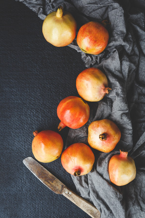 Fresh Pomegranatesの写真素材