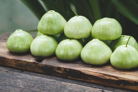Fresh mountain apples from Vietnamの写真素材