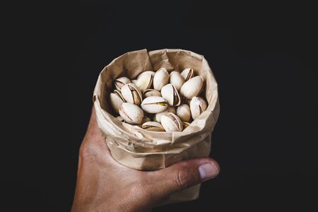 Pistachio nutsの写真素材