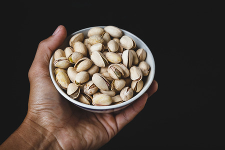 Pistachio nutsの写真素材