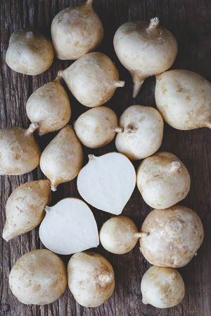 Fresh Yam beansの写真素材