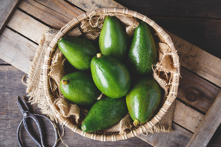 Fresh avocados from Vietnamの写真素材