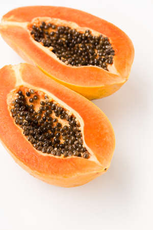 Fresh papaya fruit-Healthy fruitの写真素材