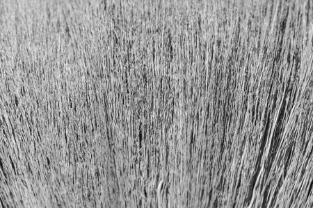 Texture and detail of broom for background ( black and white style )