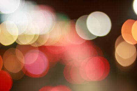 Bokeh caused by car lights.