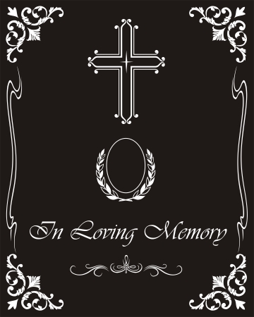 In Loving Memoryのイラスト素材