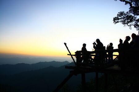 mountain inthailandの写真素材