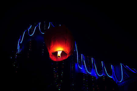 The festive lights to decorate the Diwali festival. Diwali is the five-day festival of lights, celebrated by millions of Hindus, Sikhs and Jains across the world.の写真素材