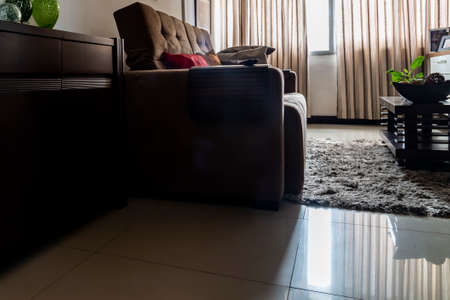 Interior of a furnished apartmentの写真素材