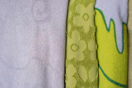 Cloth texture for interiors of residential apartments. Vibrant and vivid colors