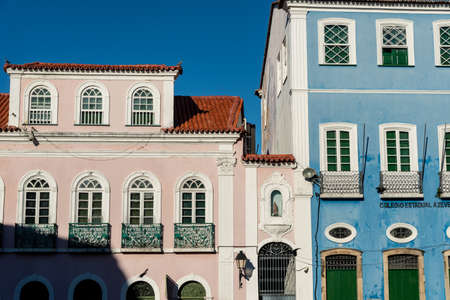 The best known postcard of the city of Salvador in the world. Pillory,のeditorial素材