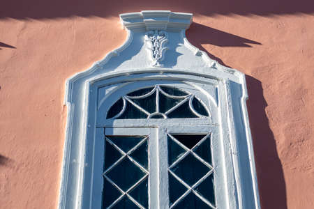 Old window details in color. Pelourinho, Salvador, Bahia, Brazil.
