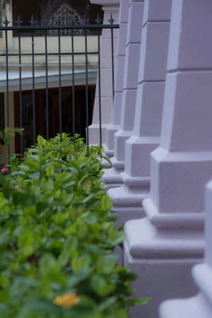 Salvador, Bahia, Brazil - October 28, 2015: Side facade of the Igreja das Doroteias in Salvador, Bahia, Brazil.の写真素材