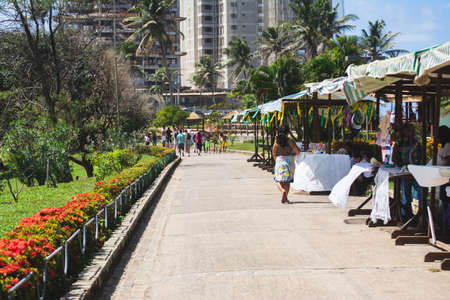 Salvador, Bahia, Brazil - August 17, 2014: Parque de Pituacu is situated on the seafront and ranks the largest ecological reserve in the city of Salvador, Bahia.のeditorial素材
