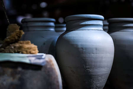 Maragogipinho, Bahia, Brazil - June 15, 2018: The Art of Ceramics creation in Maragogipinho, Aratuipe, Bahia, Brazil. Largest pottery center in Latin America.のeditorial素材