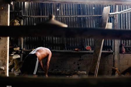 Maragogipinho, Bahia, Brazil - October 26, 2018: The Art of making Ceramics in the largest center in...