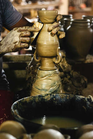 Maragogipinho, Bahia, Brazil - October 26, 2018: The Art of making Ceramics in the largest center in...