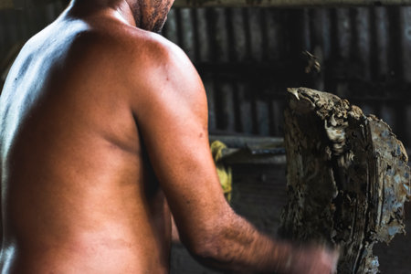 Maragogipinho, Bahia, Brazil - October 26, 2018: The Art of making Ceramics in the largest center in Latin America. Maragogipinho, city of Aratuipe in Bahia, Brazil.のeditorial素材