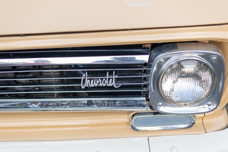 Salvador, Bahia, Brazil - December 02, 2023: Logo of a Chevrolet brand car. City of Salvador, Bahia.