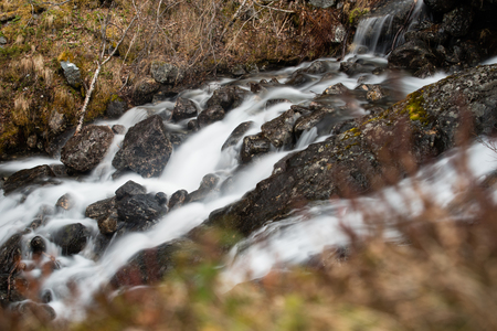 Mountain creek long exposureの写真素材