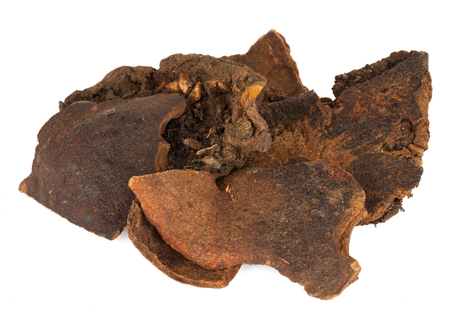 Shi Liu Pi or botanical name Punica Granatum. Is also known as dried pomegranateの写真素材