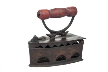 Old vintage ironの写真素材