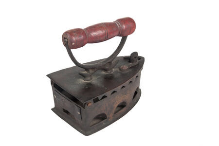 Old vintage ironの写真素材
