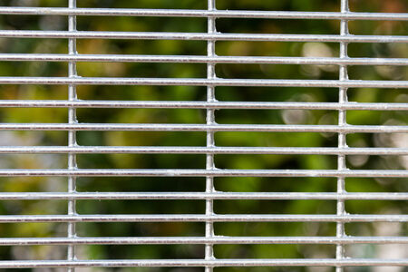 Closed up of BRC type fenceの写真素材