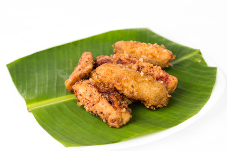Banana Fritter, Fried Banana, Pisang gorengの写真素材