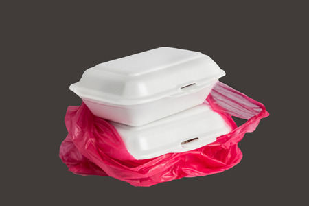 Foam Lunch Boxes and PVC plastic bag
