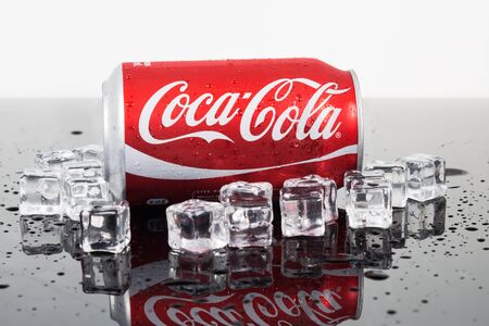 KUALA LUMPUR JUNE 4 2015: Cocacola maintained as the market leader of the cola soft drink segment in Malaysia market in the recent release of 2015 Q1 retail audit data.のeditorial素材