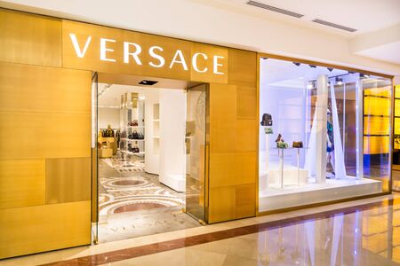 KUALA LUMPUR, MALAYSIA, May 20, 2016: The Versace outlet in KLCC, Kuala Lumpur. Versace is an Italian fashion company and trade name founded by Gianni Versace in 1978.のeditorial素材