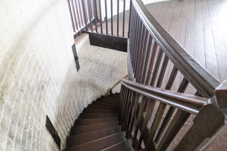 TELUK INTAN, MALAYSIA, May 1, 2018: Menara Condong or Leaning Tower of Teluk Intan is a popular tourist attraction. There are 8 stories with beautiful internal architectural design.のeditorial素材