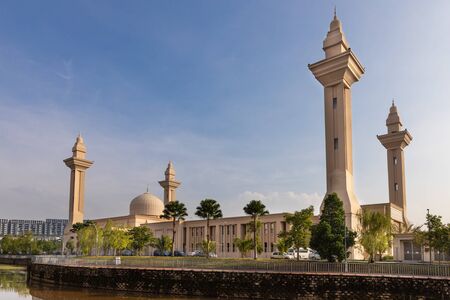 SHAH ALAM, MALAYSIA, December 22, 2019: Tengku Ampuan Jemaah Mosque is a royal mosque named after,...