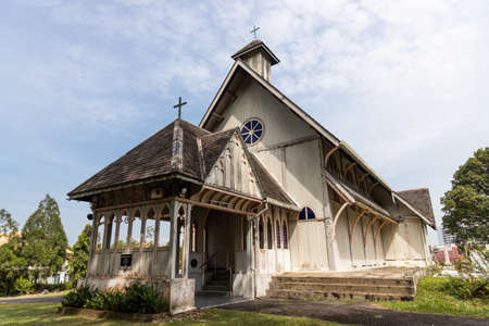 TAIPING, MALAYSIA, AUGUST 31ST 2020: All Saints Church Taiping is among the oldest church in Malaysia consecrated in year 1887.のeditorial素材