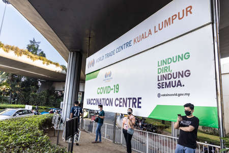 KUALA LUMPUR, MALAYSIA, July 16, 2021: World Trade Centre is one of the designated covid-19...