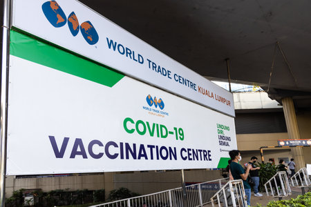 KUALA LUMPUR, MALAYSIA, July 16, 2021: World Trade Centre is one of the designated covid-19 vaccination center under the National Covid-19 Vaccination Programのeditorial素材