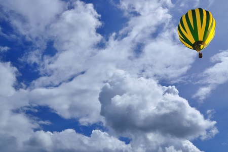 Balloon with blue skyの写真素材