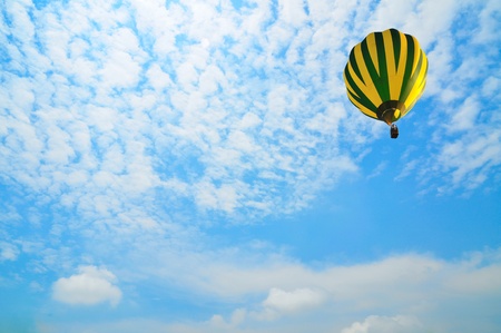 Balloon with blue skyの写真素材