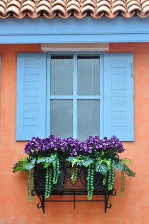 European style windowの写真素材