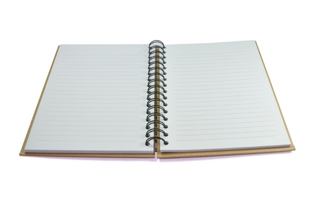 Recycled Book on the  White backgroundの写真素材