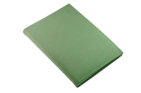Suede Book Isolated on White Background with clipping pathの写真素材