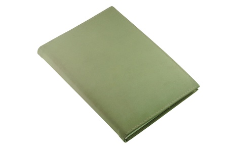 Suede Book Isolated on White Background with clipping pathの写真素材