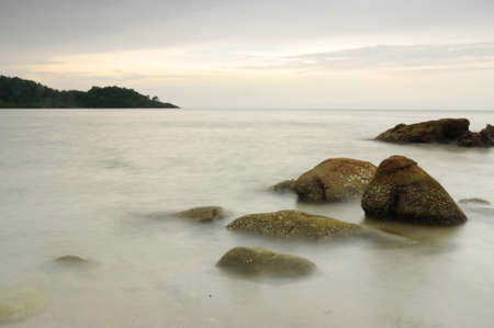Sea of Trad in Thailand.の写真素材